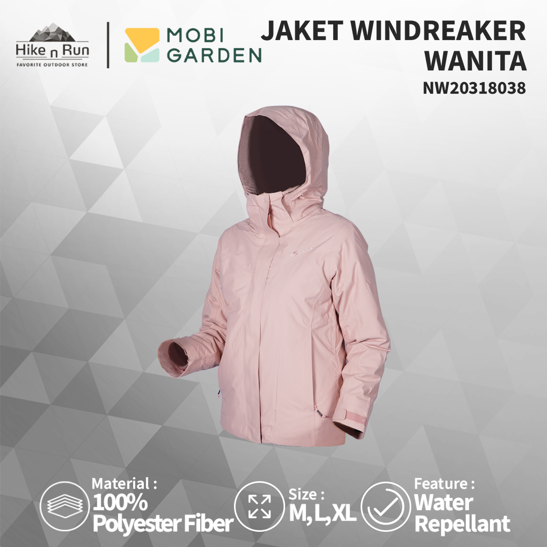 Mobi Garden Jaket Windbreaker Wanita NW20318038