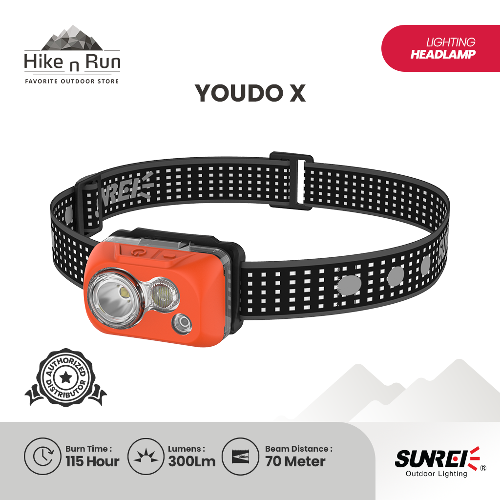 Sunrei Headlamp Youdo X (Red Light) Non Sensor