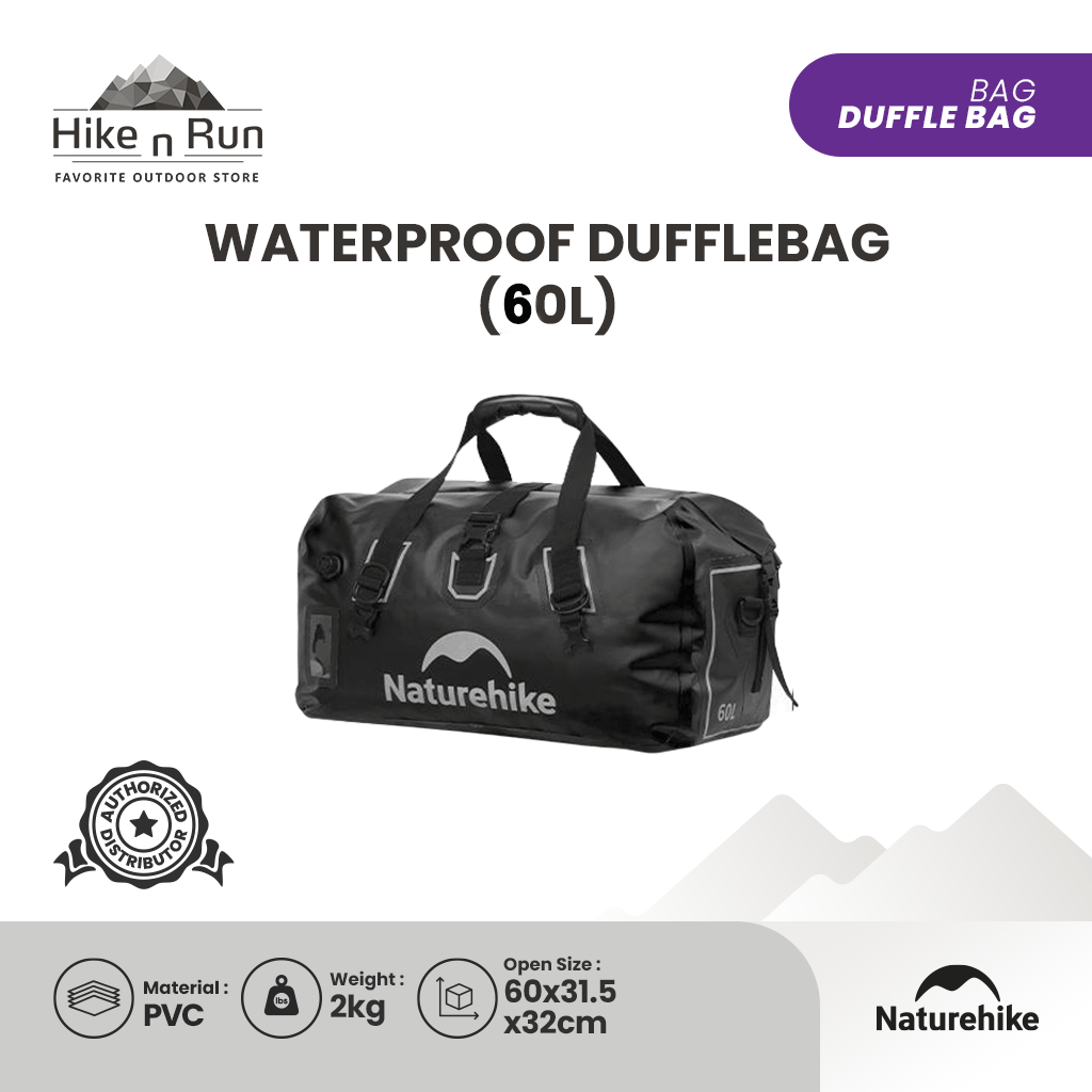 Tas Travel Anti Air Naturehike CNK2450XB015 Waterproof Duffle Bag