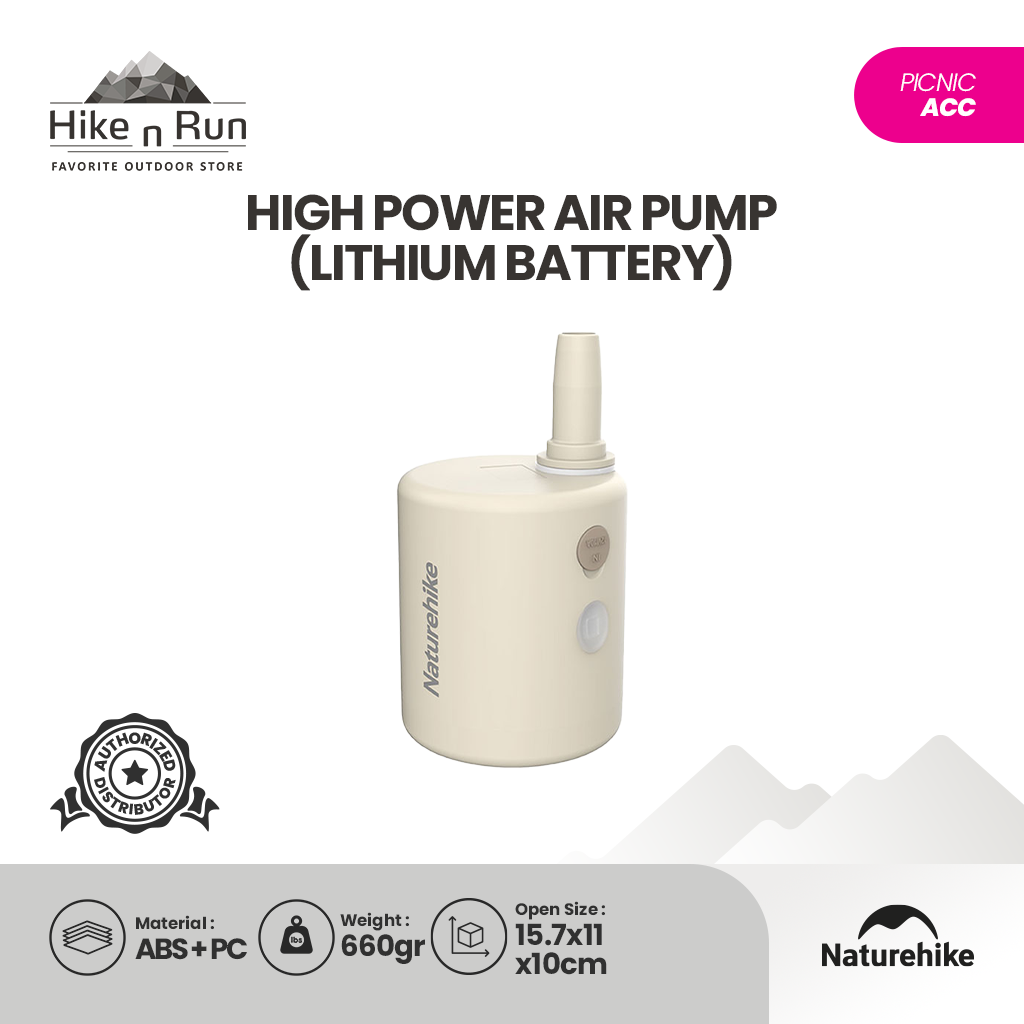 Naturehike Pompa Elektrik Serbaguna High Power NH21ZM009