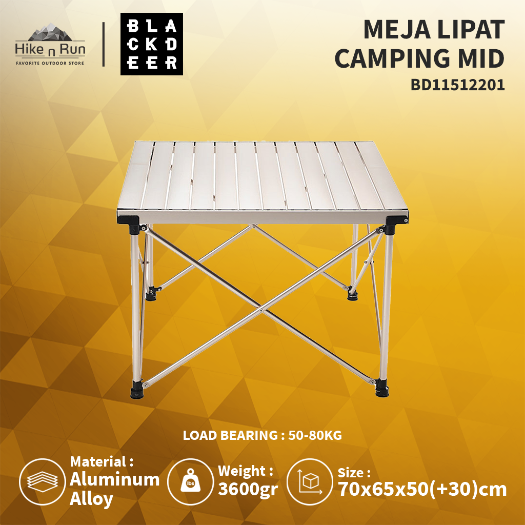 MEJA LIPAT CAMPING BLACKDEER BD12112109 GLAMPING FOLDING TABLE