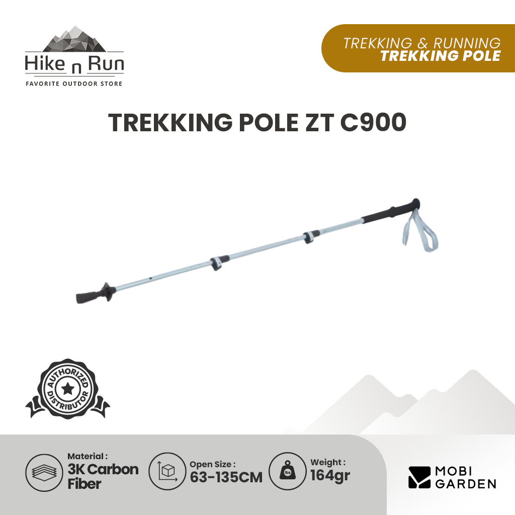 Trekking Pole Zhengtu Series Mobi Garden  Aluminium Carbon Fiber Telescopic Lock