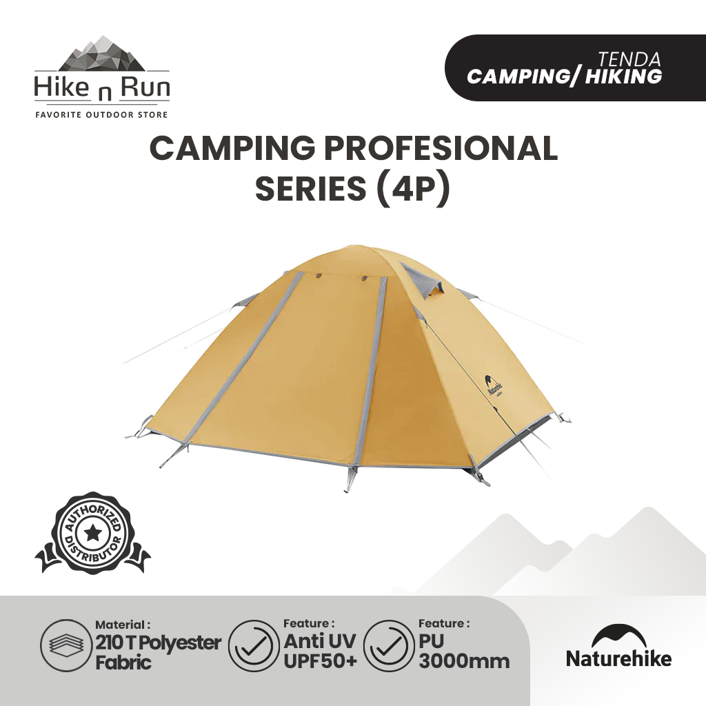 Naturehike P Series Hiking Tent  NH18Z022-P NH18Z033-P NH18Z044-P