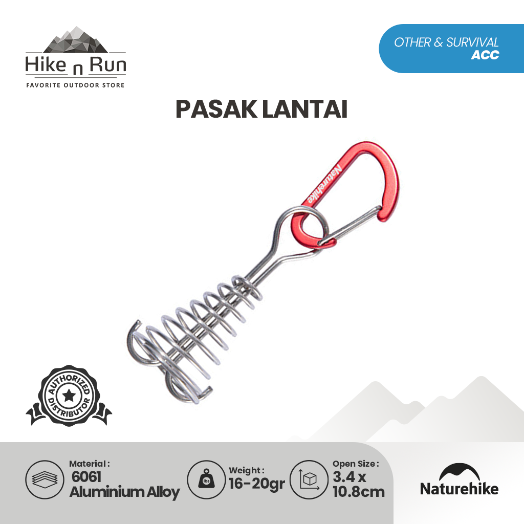 Pasak Lantai Naturehike NH19PJ099 Herringbone Floor Nail