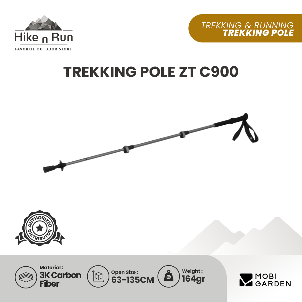 Trekking Pole Zhengtu Series Mobi Garden  Aluminium Carbon Fiber Telescopic Lock