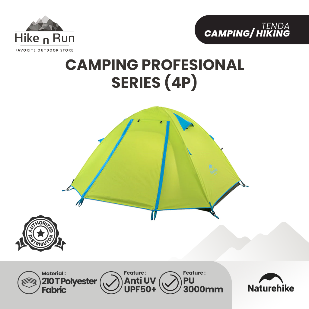 Naturehike P Series Hiking Tent  NH18Z022-P NH18Z033-P NH18Z044-P