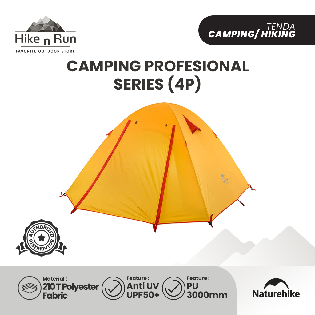 Naturehike P Series Hiking Tent NH18Z022 P NH18Z033 P NH18Z044 P Hike n Run