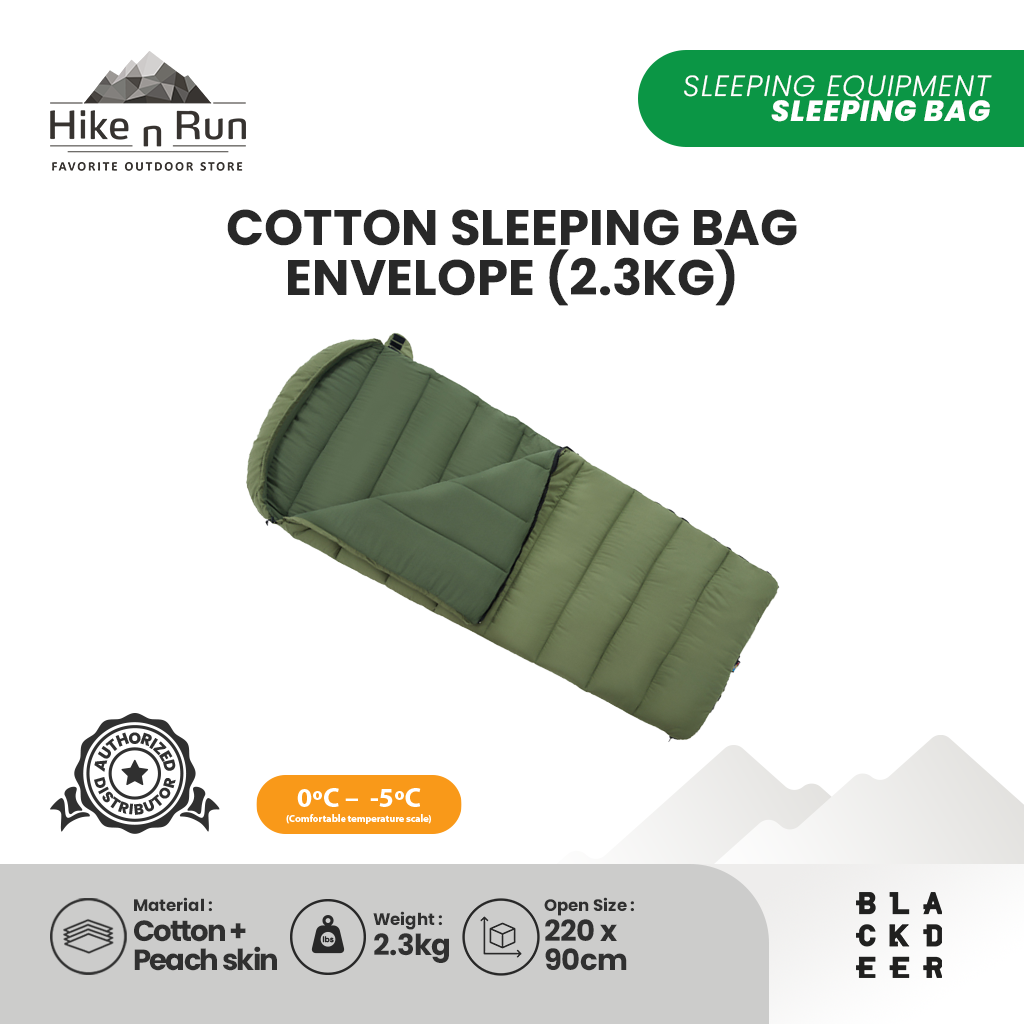 KANTUNG TIDUR CAMPING BLACKDEER BD122112 SLEEPING BAG ENVELOPE HOODIE