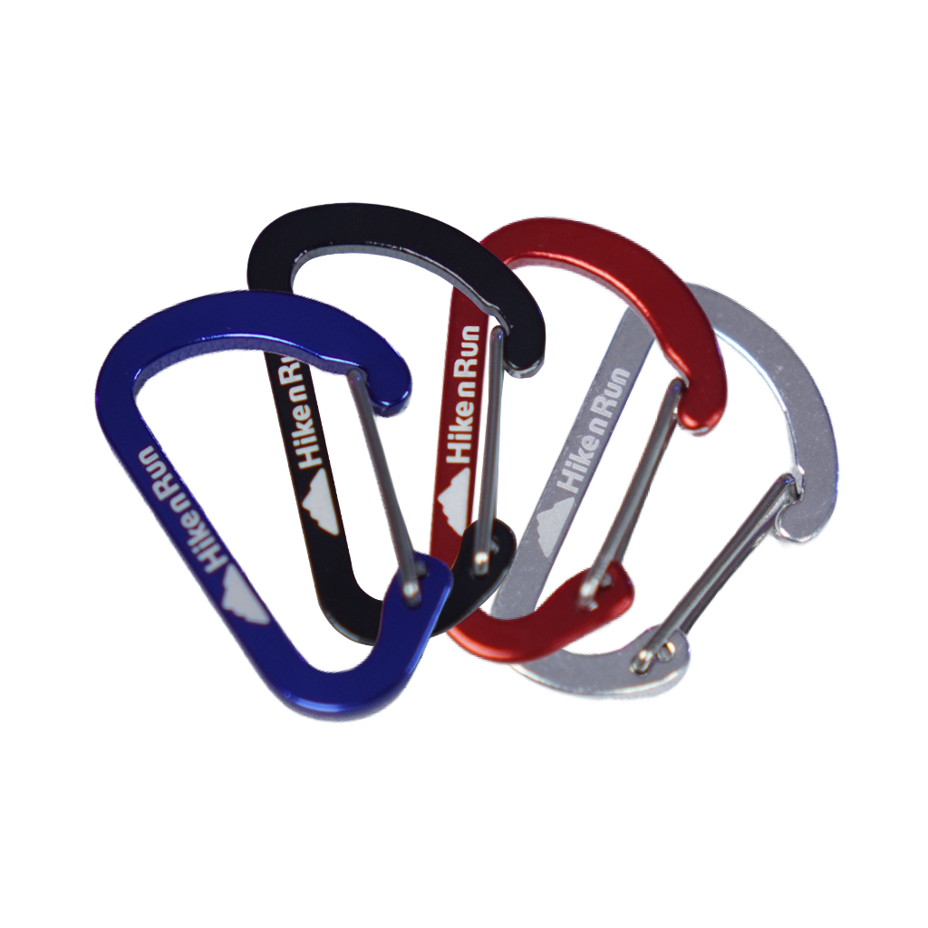 Hike n Run Carabiner Aluminum Multifungsi Gantungan Kunci