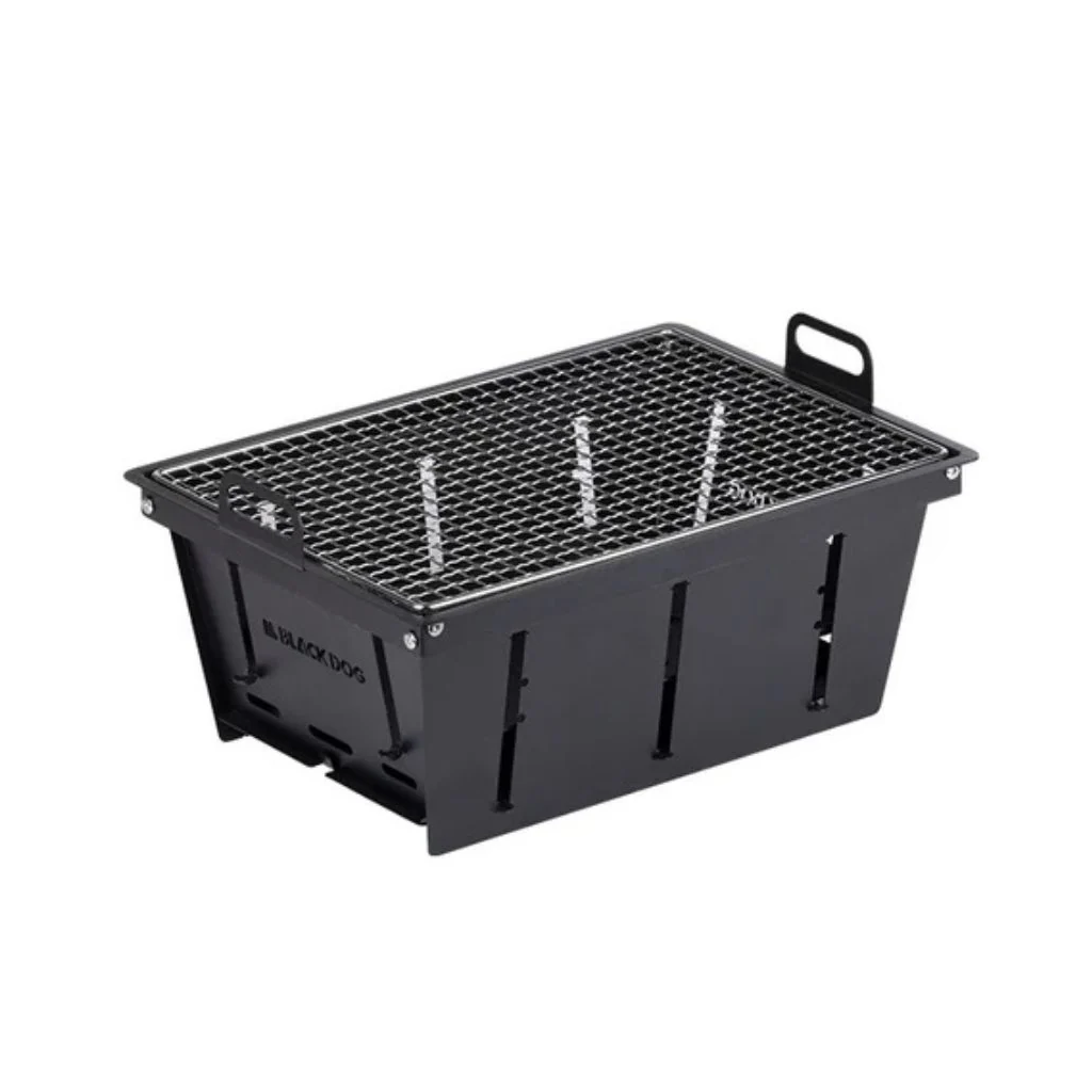 Blackdog Gill Lipat Camping CBD2300CF012 IGT Black Steel Charcoal Grill Modular IGT Portable BBQ Grill Outdoor