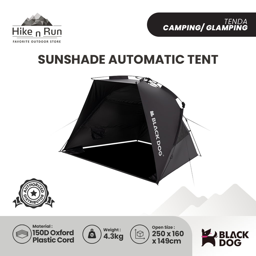 Tenda Otomatis Blackdog CBD2300ZP019 Sunshade Automatic Tent