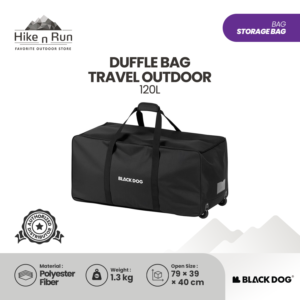 Blackdog Tas Travel Besar dengan Roda CBD2550XB018 Duffle Bag Camping Outdoor CBD2550XB019