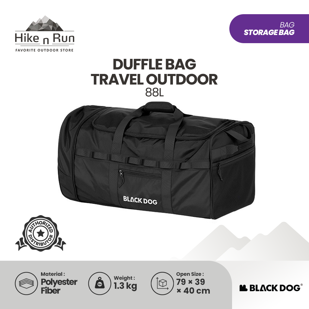 Blackdog Tas Travel Besar dengan Roda CBD2550XB018 Duffle Bag Camping Outdoor CBD2550XB019
