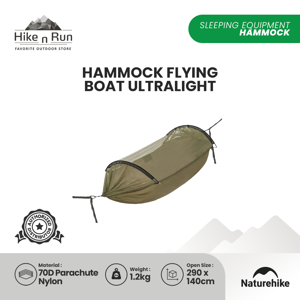 Hammock Gantung Anti Nyamuk Naturehike CNH22HJ001 3in1 Mosquito Proof