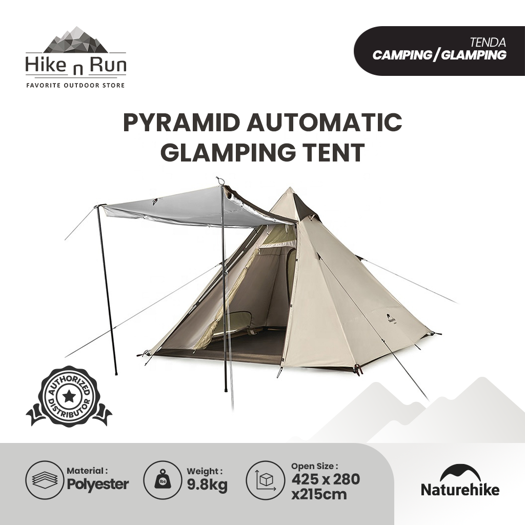 Tenda Otomatis Pyramid Naturehike CNH22ZP010 Pyramid Automatic Tent