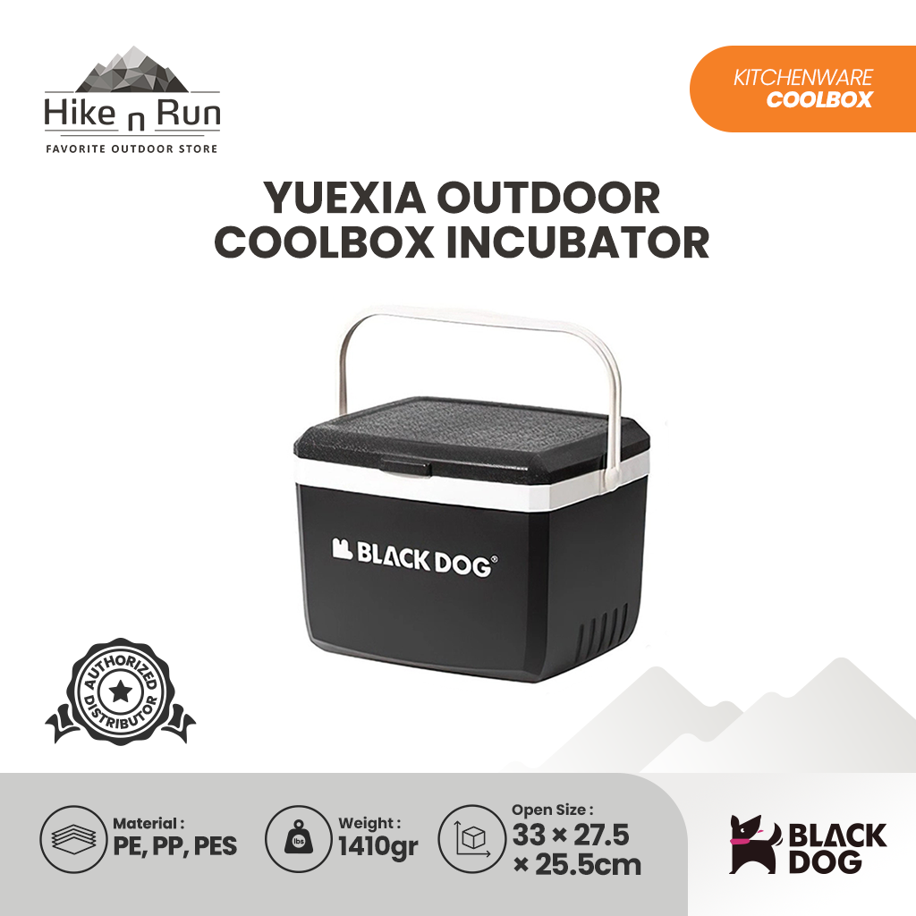 PRE ORDER!!! Yuexia Kotak Pendingin Black Dog CBD2450CF012 Outdoor Coolbox Incubator