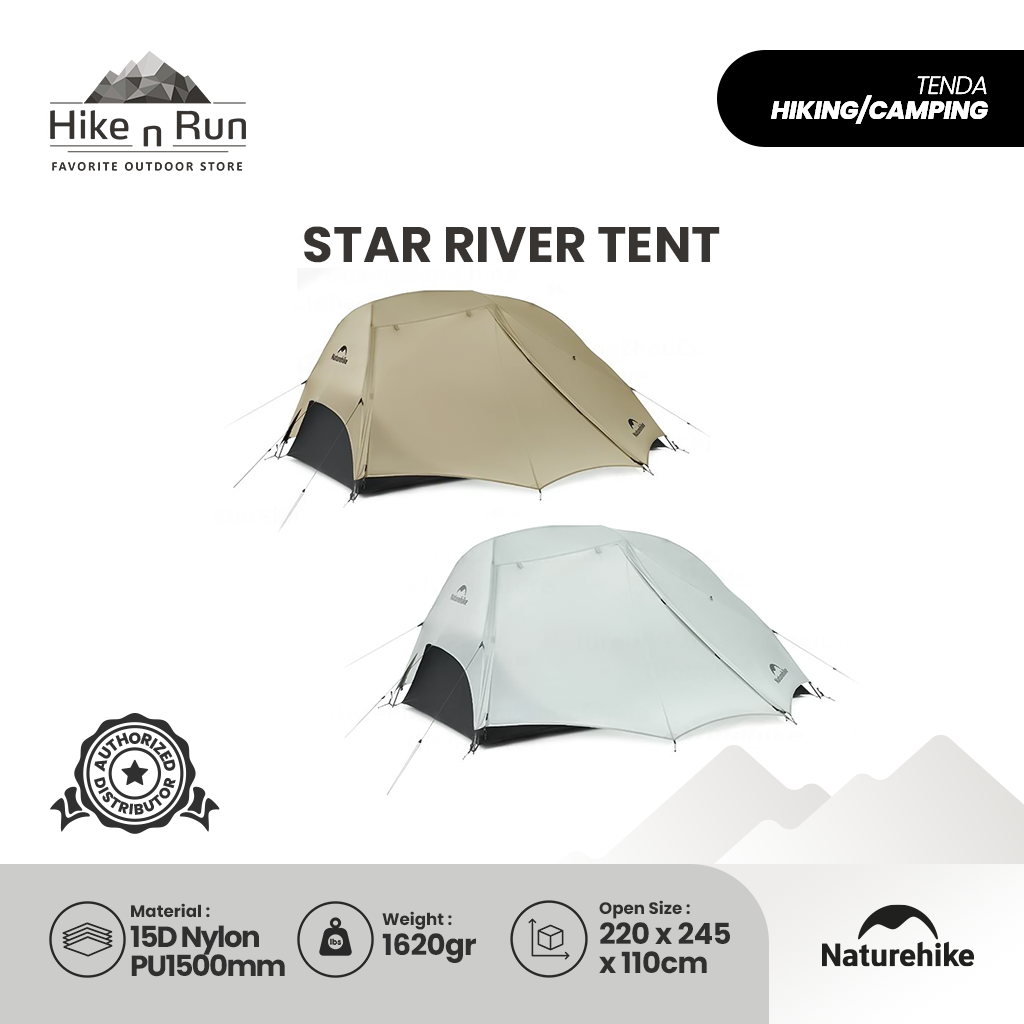 Naturehike Star River Hiking Tent Ultralight CNK2450WS022