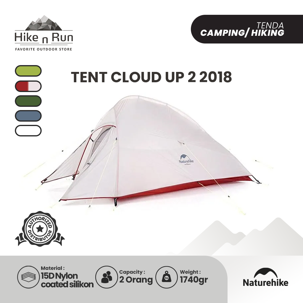 Tenda Naturehike Tent Cloud UP 2 2018 NH17T001-T 20D