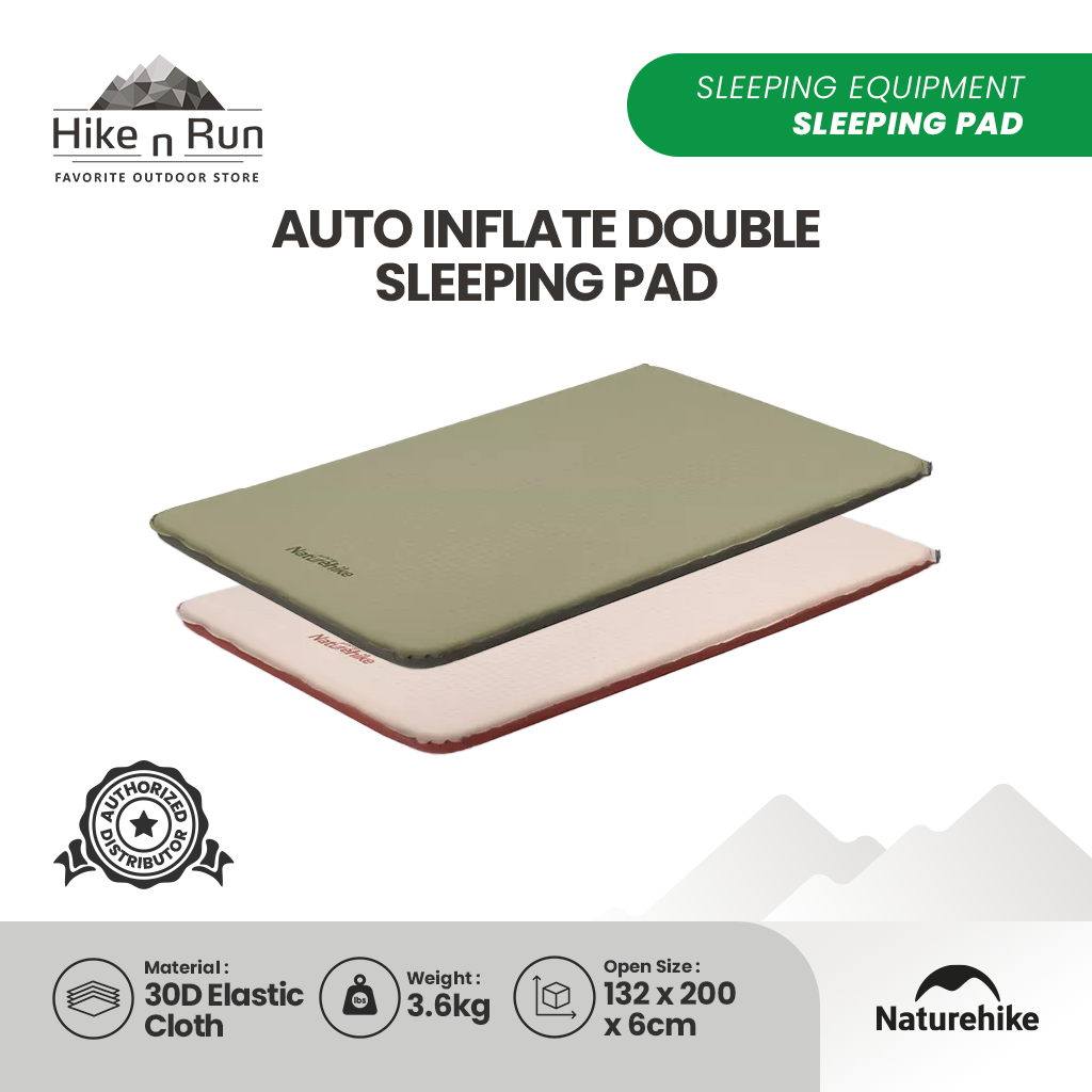 Matras Tidur Naturehike NH21FCD11 Auto Inflate Double Sleeping Pad