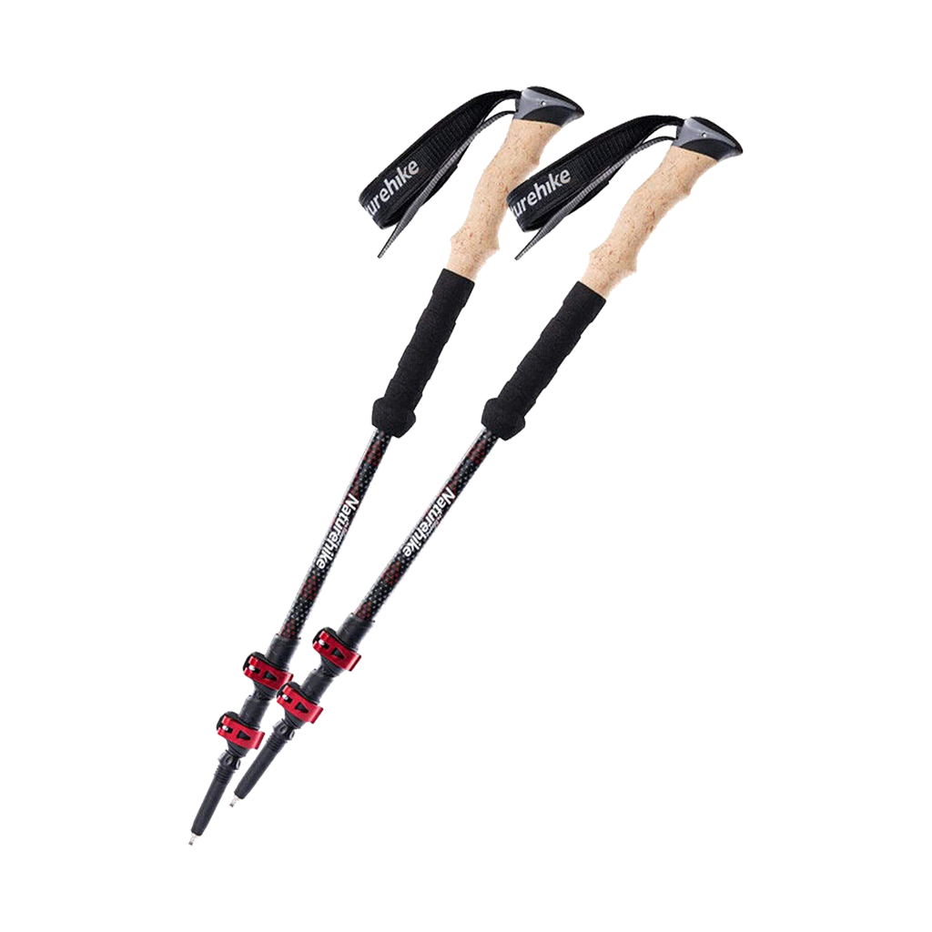 Trekking Pole 1 Pcs dan 2  Pcs Naturehike NH20DS003 Carbon UL Telescopic Lock