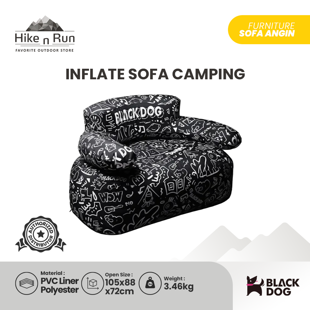 Sofa Angin Blackdog BD-CQ23002 Inflate Sofa Camping