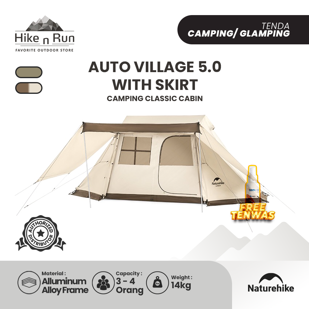 PREORDER!!! Tenda Camping Naturehike NH21ZP009 Tent Village 5.0 3-4P