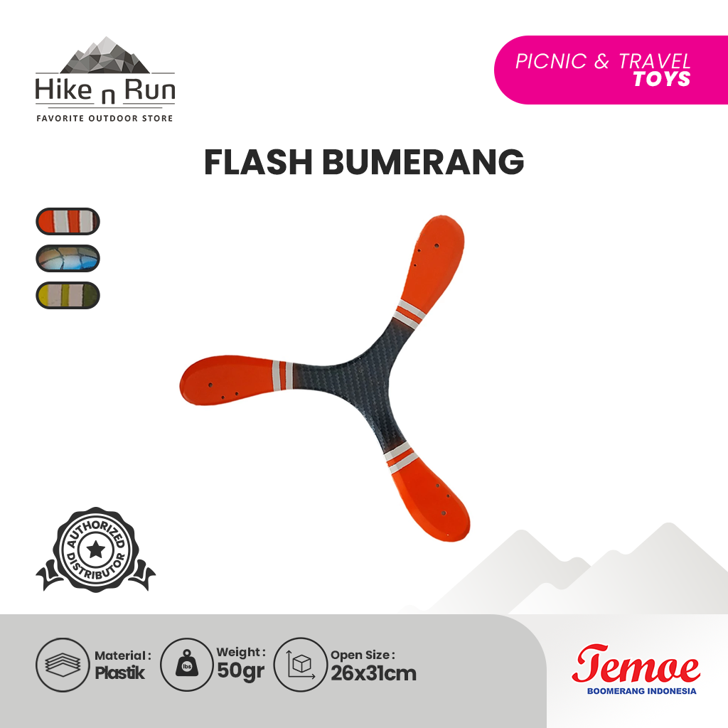 Bumerang Mainan Outdoor Anak Boomerang Flash