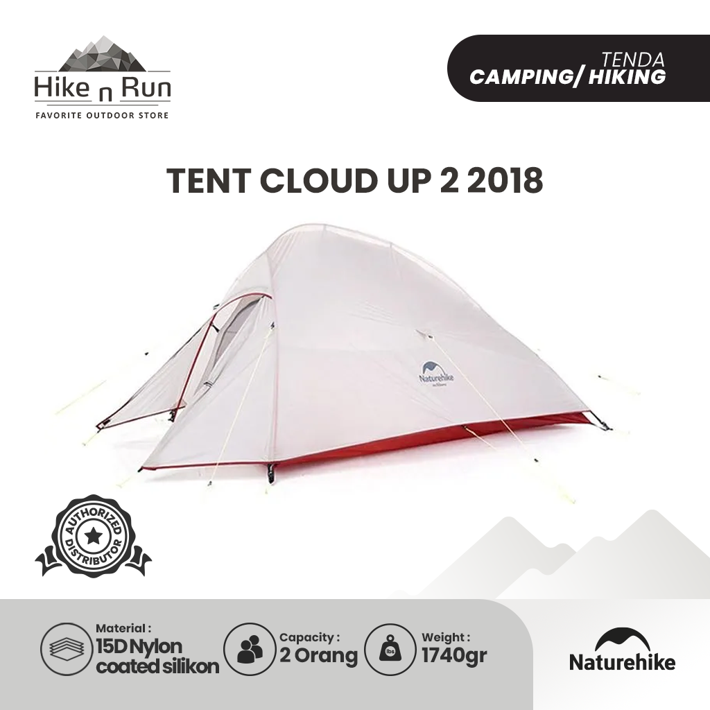 Tenda Naturehike Tent Cloud UP 2 2018 NH17T001-T 20D