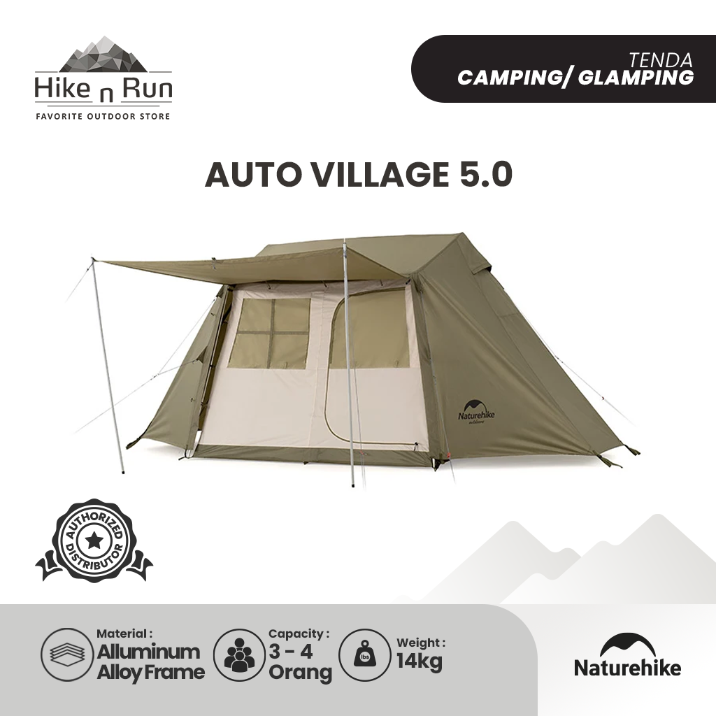 Tenda Camping Naturehike NH21ZP009 Tent Village 5.0 3-4P