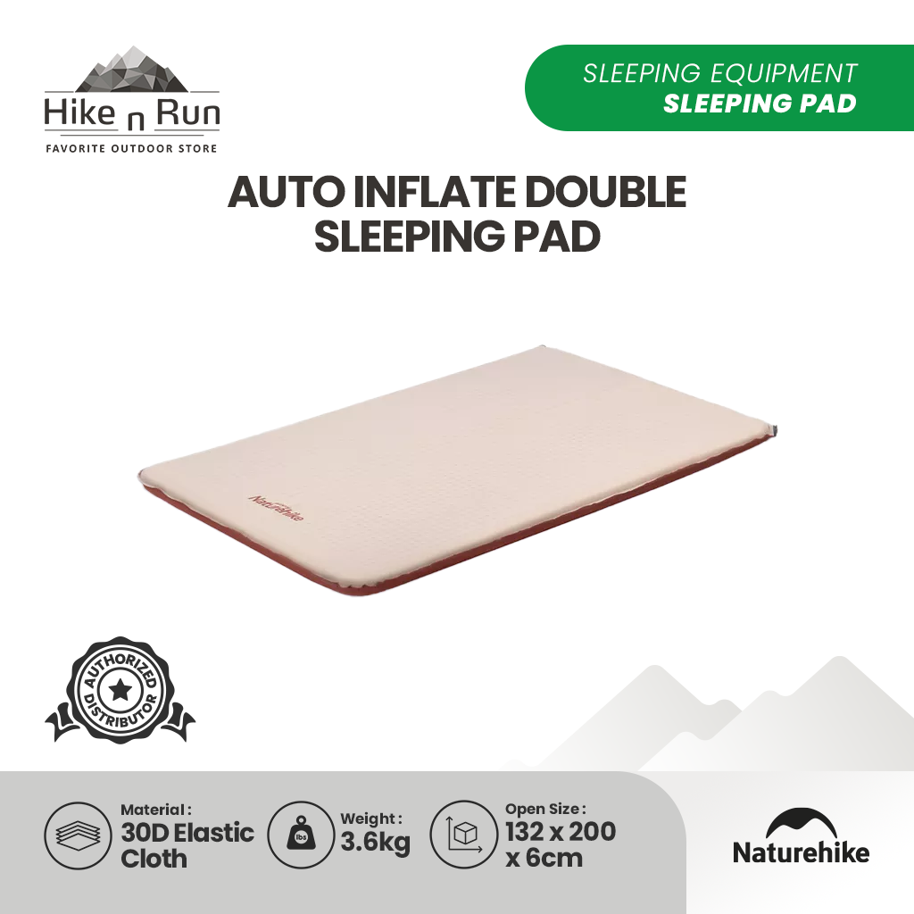 Matras Tidur Naturehike NH21FCD11 Auto Inflate Double Sleeping Pad