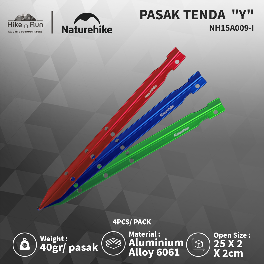 Naturehike 25cm Y Shape Tent Stake NH15A009-I