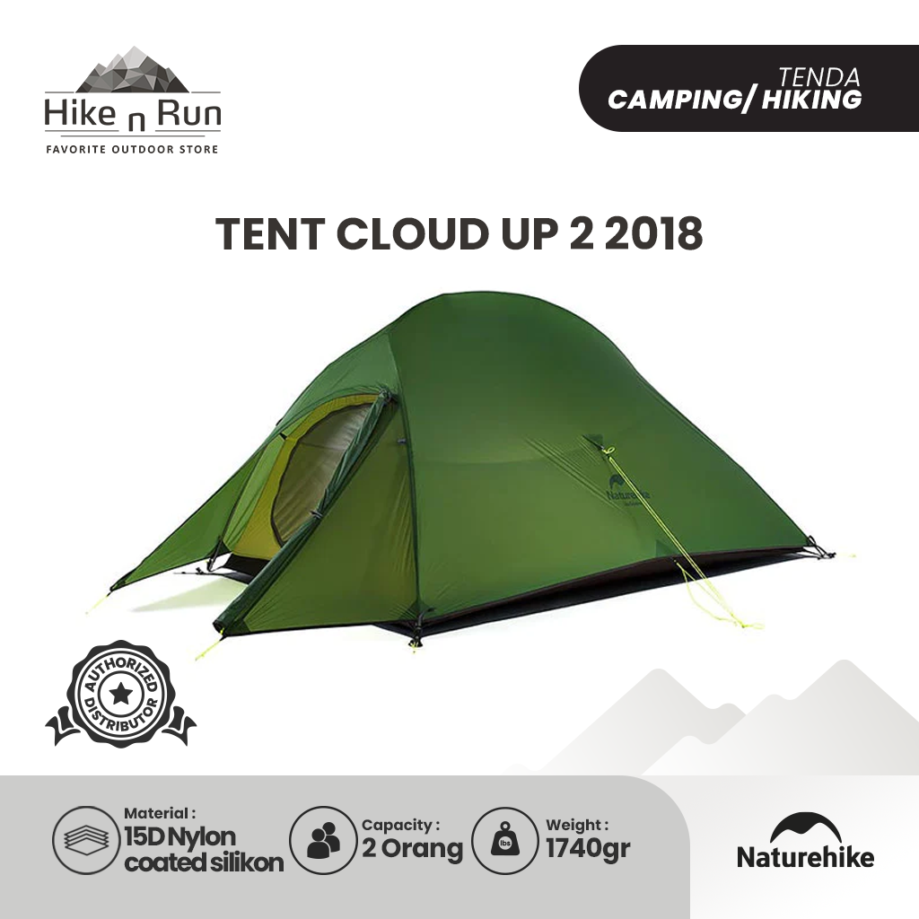 Tenda Naturehike Tent Cloud UP 2 2018 NH17T001-T 20D