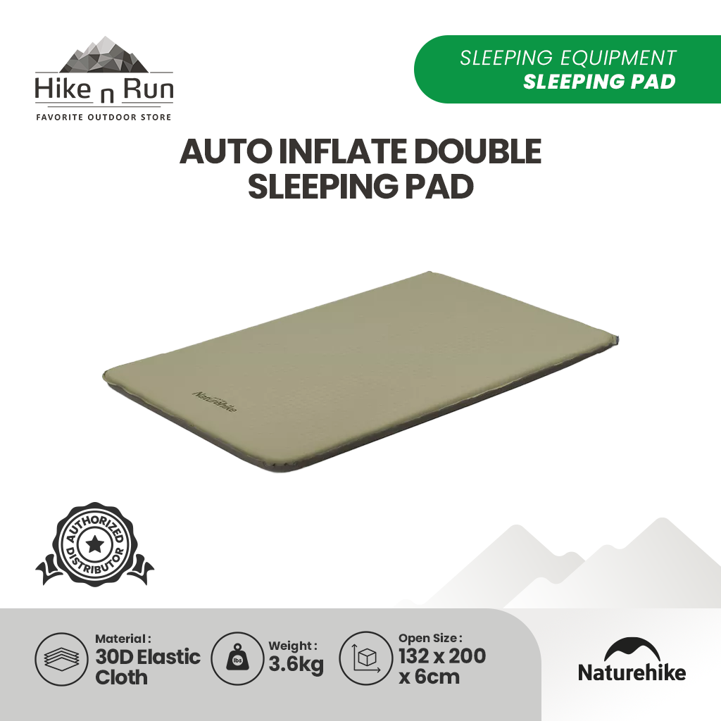 Matras Tidur Naturehike NH21FCD11 Auto Inflate Double Sleeping Pad