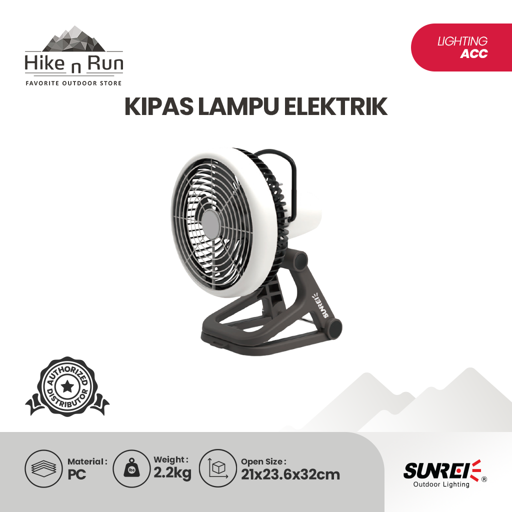 Sunrei Kipas Angin Elektrik Light Fan