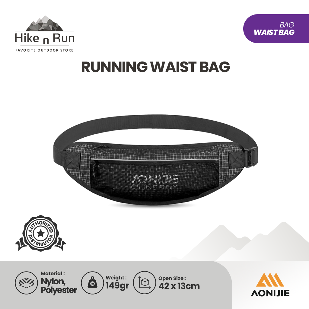 Tas Pinggang Aonijie W8111 Running Waist Bag