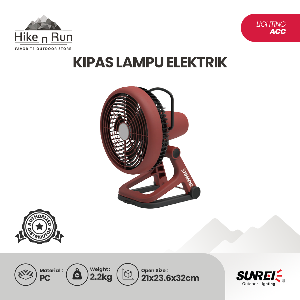 Sunrei Kipas Angin Elektrik Light Fan