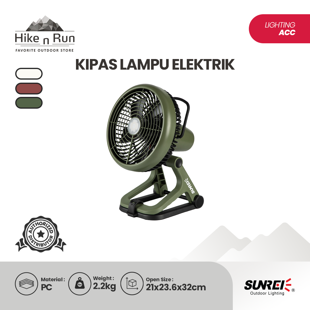 Sunrei Kipas Angin Elektrik Light Fan