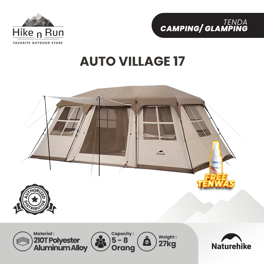 PREORDER!!! Naturehike Auto Tent Village 17 CNH22ZP021