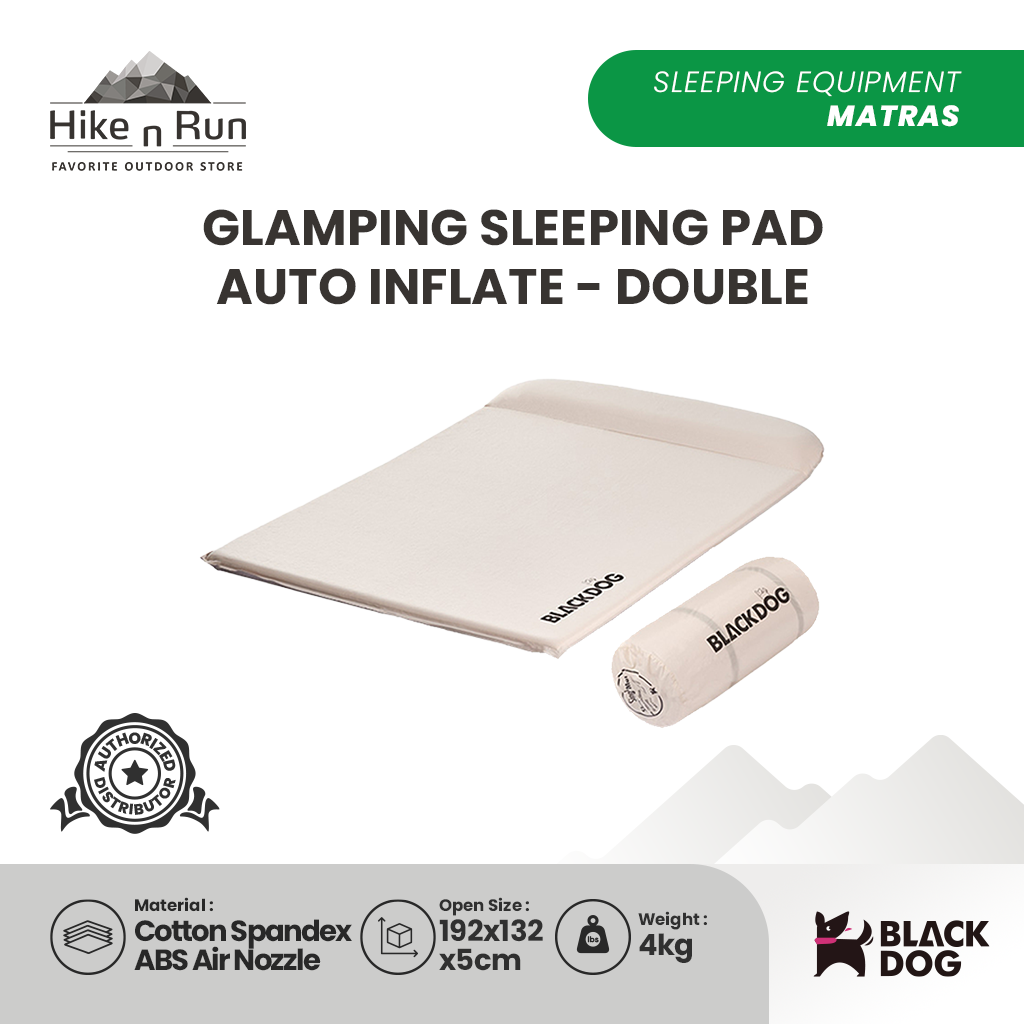 MATRAS CAMPING BLACK DOG BD-CQD002 GLAMPING SLEEPING PAD AUTO INFLATE