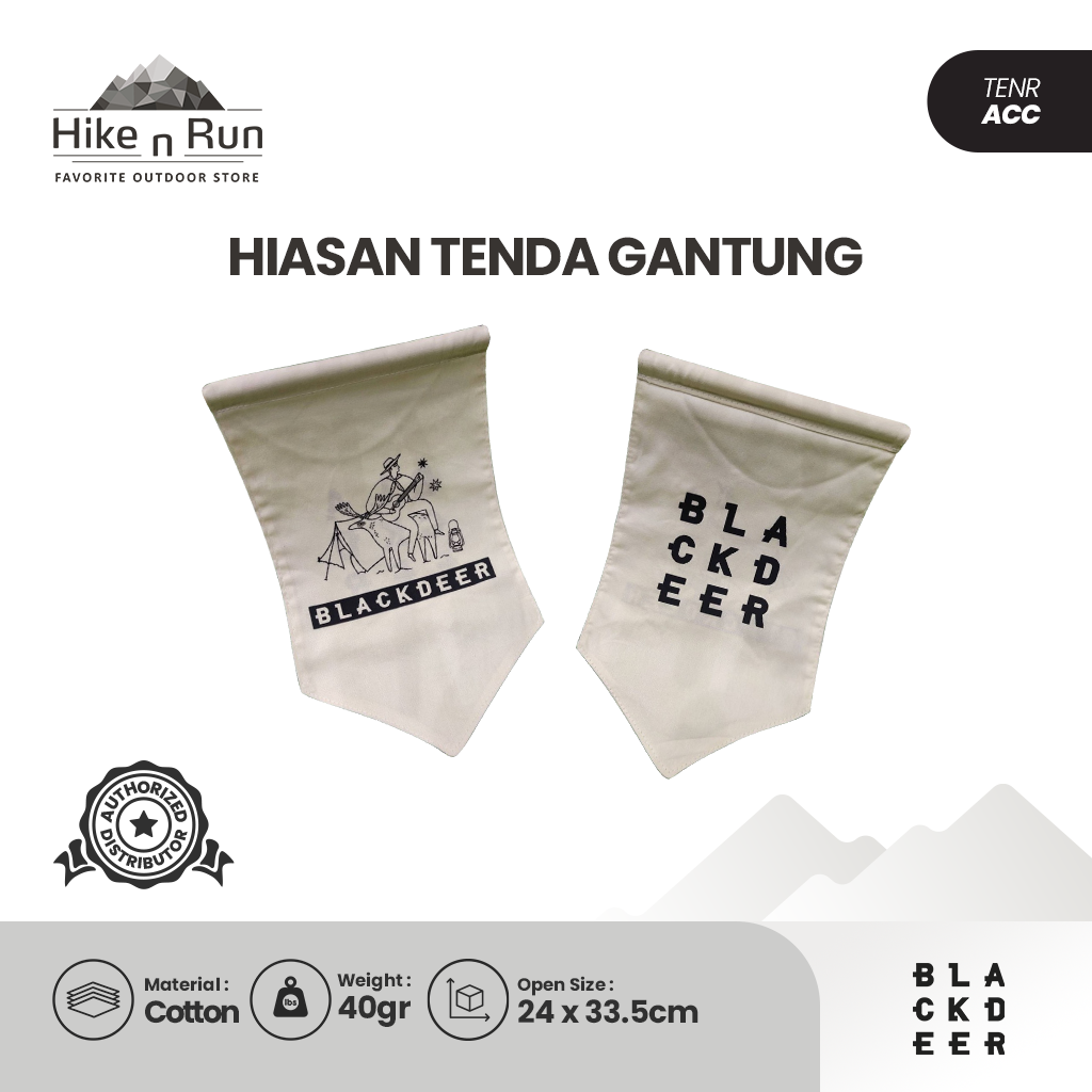 Hiasan Tenda Gantung Blackdeer BD12023102 Hanging Tent Flag