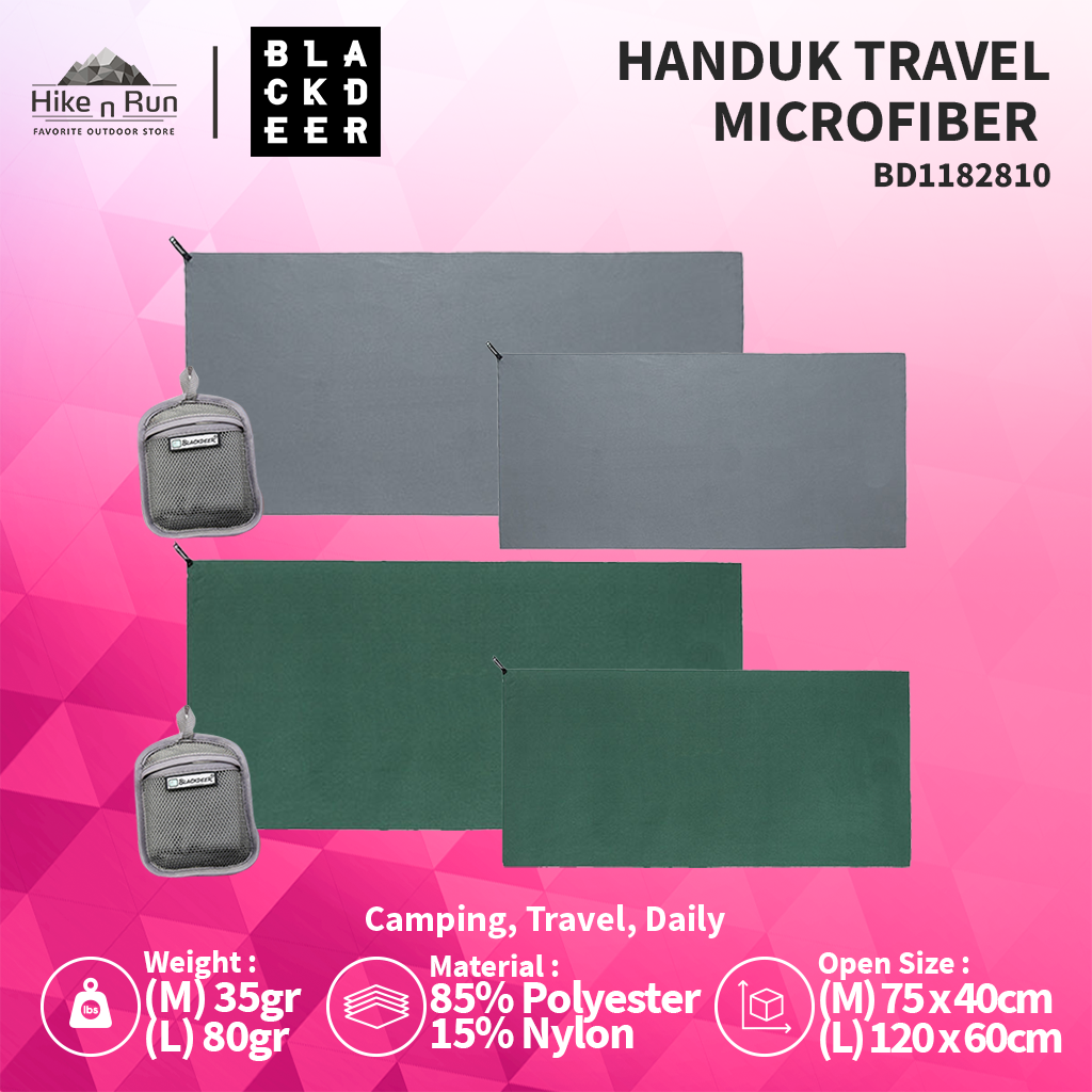 BLACKDEER  HANDUK TRAVEL MICROFIBER QUICK DRY - BD1182810