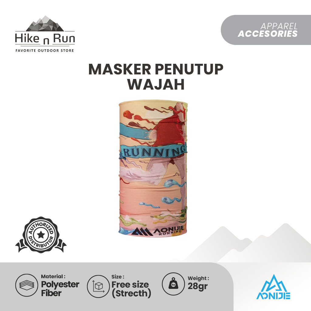 Scarf Serbaguna Aonijie Masker Penutup Wajah E4905 // E4907