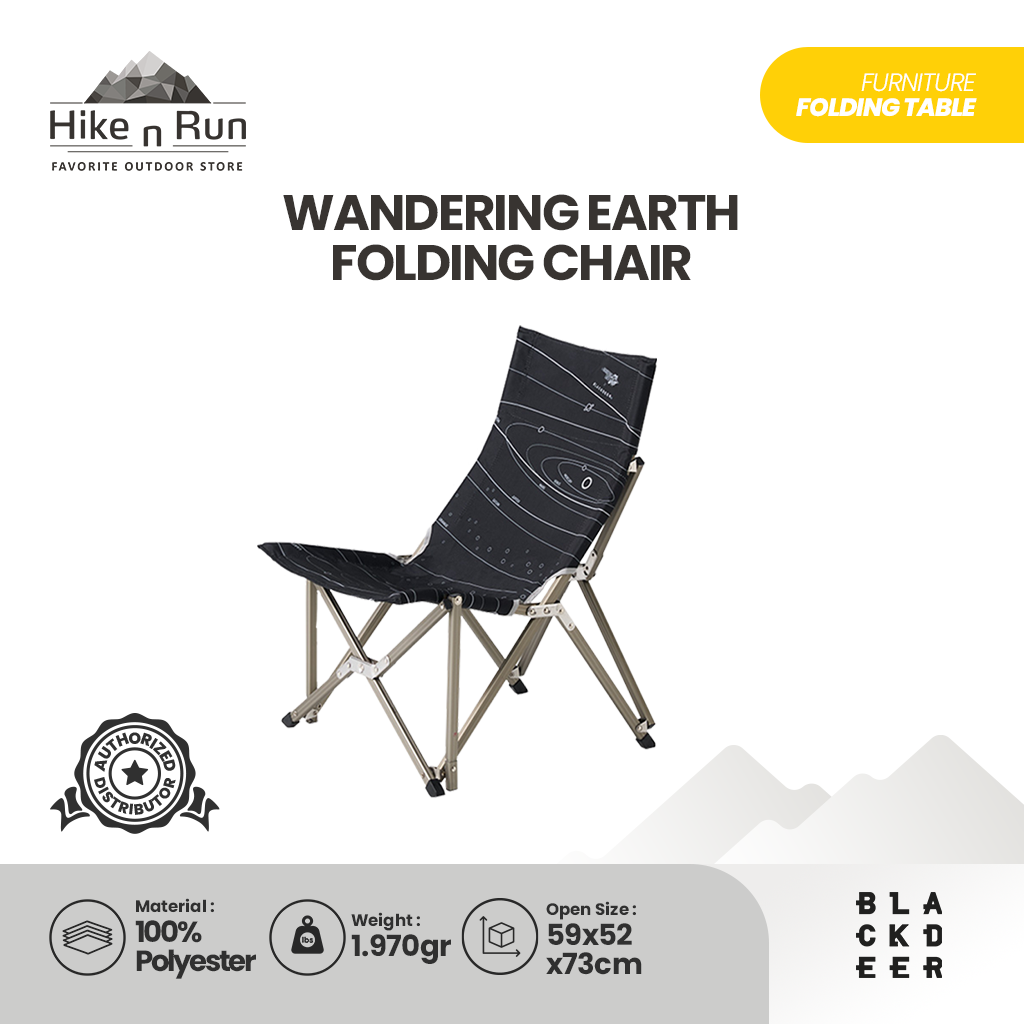 Kursi Lipat Camping Wandering Earth Blackdeer BD52312002 Folding Chair