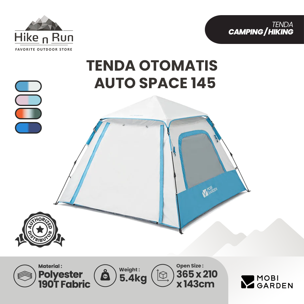 Mobi Garden Auto Space 145 Tenda Camping Otomatis 3-4 Orang - EX19561004