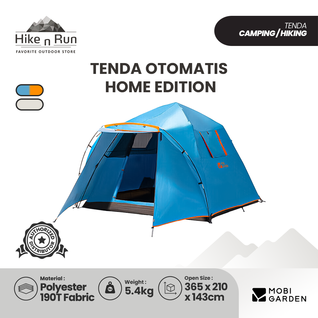 Mobi Garden Auto Space 145 Tenda Camping Otomatis 3-4 Orang - EX19561004