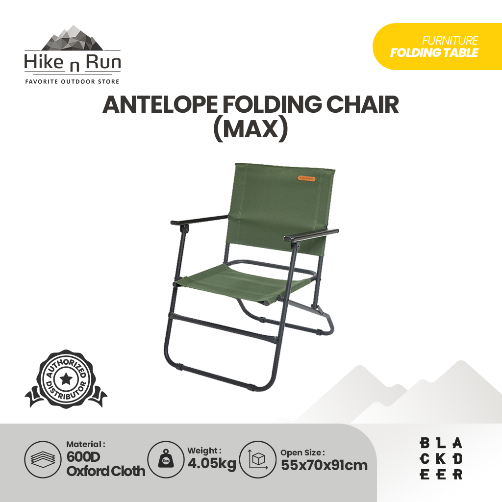 KURSI CAMPING PORTABLE BLACKDEER BD1221212 GLAMPING FOLDING CHAIR