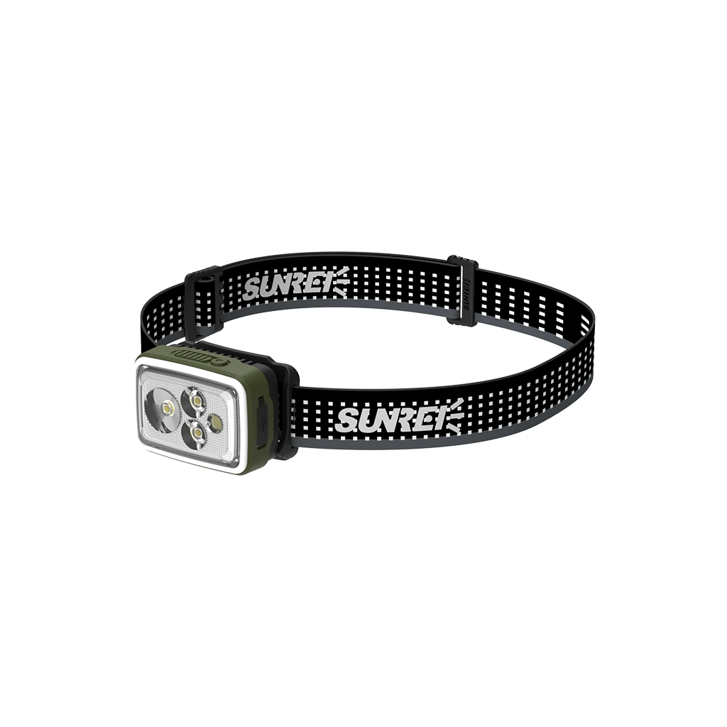 Sunrei Headlamp Twilight Senter Kepala Outdoor IPX6