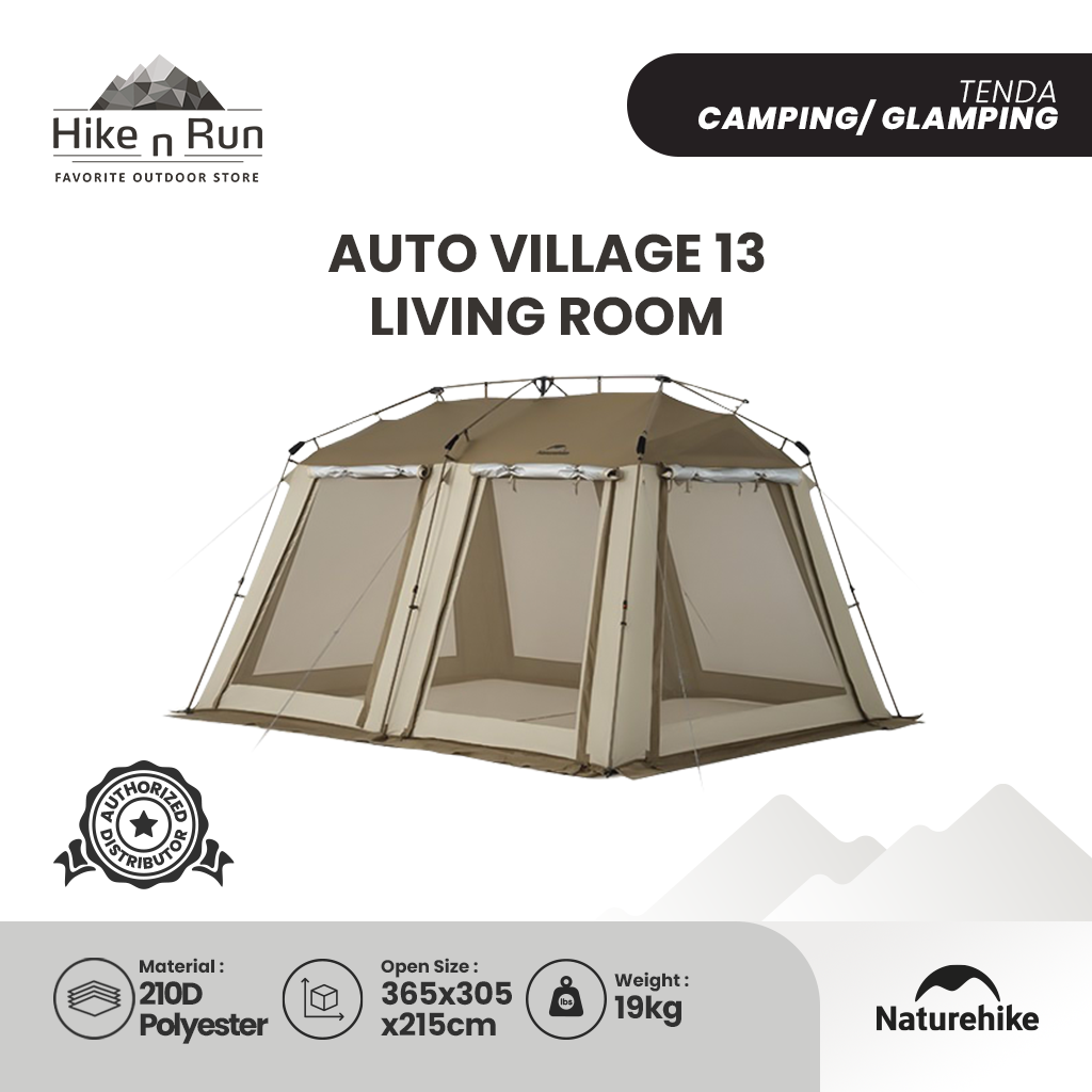 NATUREHIKE TENDA VILLAGE 13 CNH23ZP12003 UPGRADE GLAMPING TENT