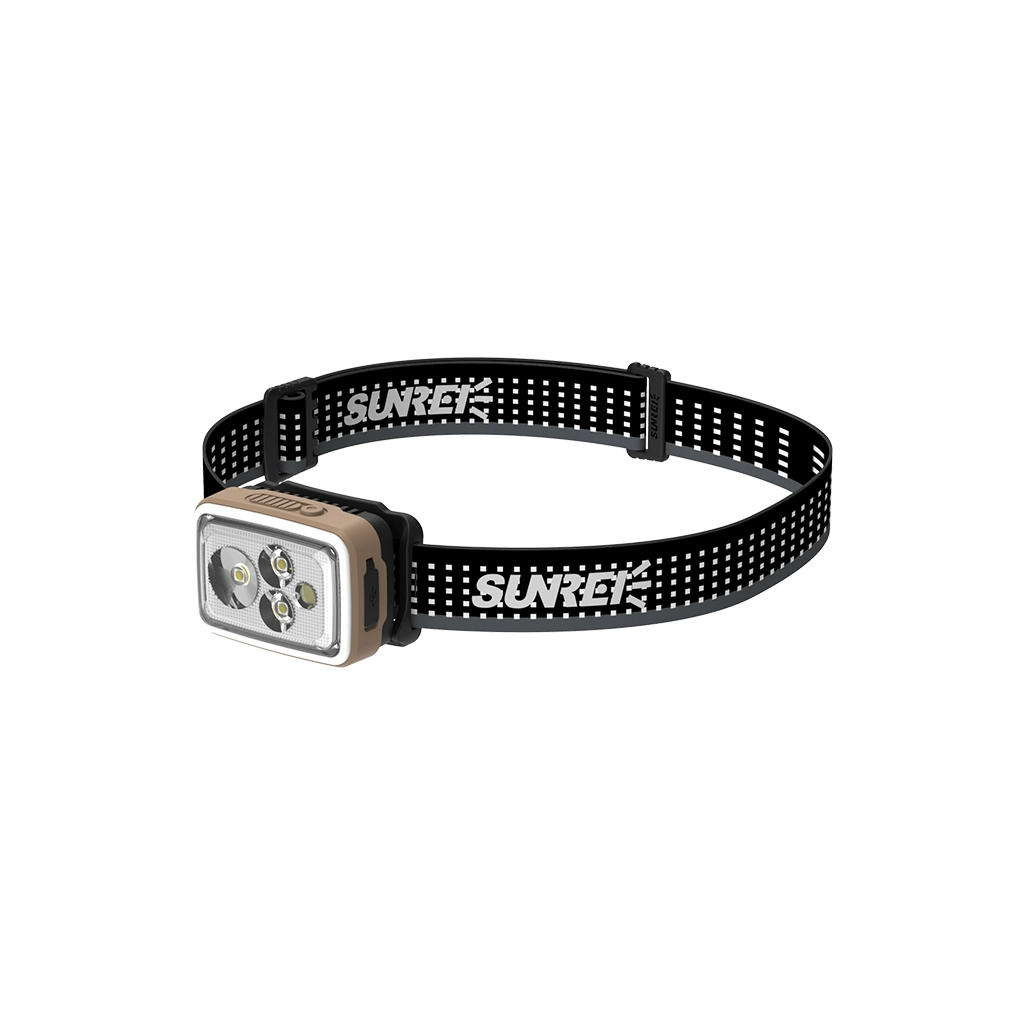 Sunrei Headlamp Twilight Senter Kepala Outdoor IPX6