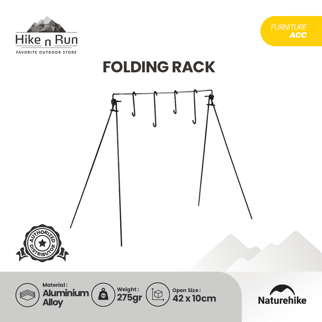 Rak Gantung Portable Naturehike NH20JJ109 Pole Storage Rack